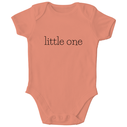 Kurzarm Body aus Bio-Baumwolle für Babys & Kids "little one" in versch. Farben Oeko-Tex Standard 100, Vegan, GOTS zertifiziert