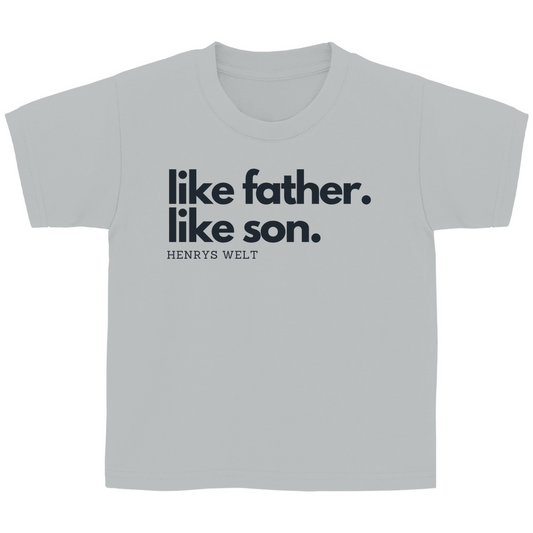 Shirt aus Bio-Baumwolle für Kids "like father. like son"